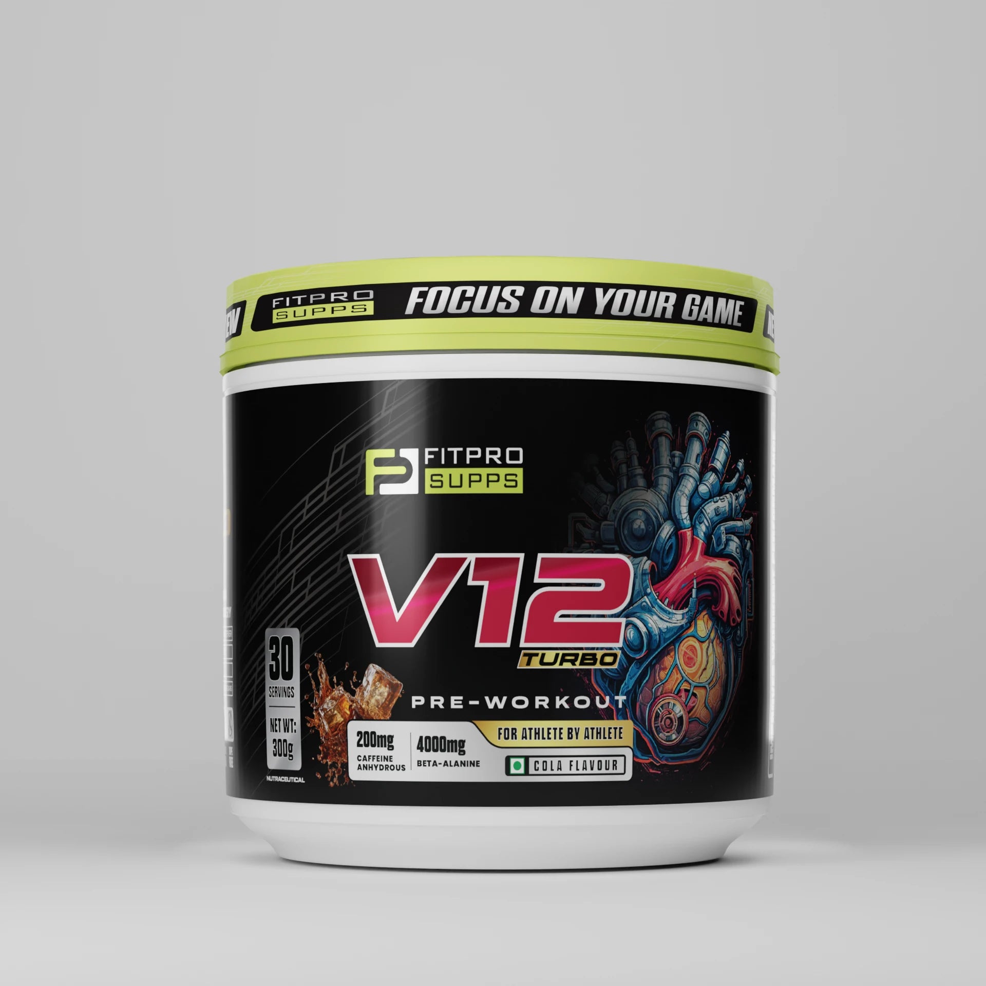 Fitprosupps V12 Turbo Pre Workout For Athlete by Athlete